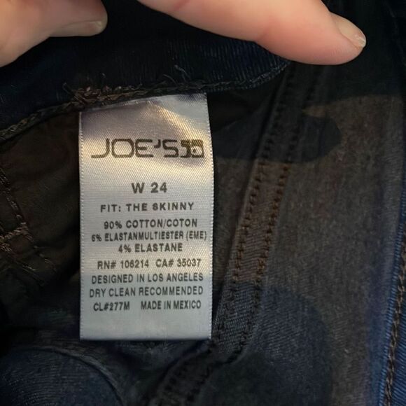 Joe’s Jeans Women’s Black Skinny Jeans size 24 - Picture 7 of 7